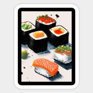 Sushi Rolls Sticker
